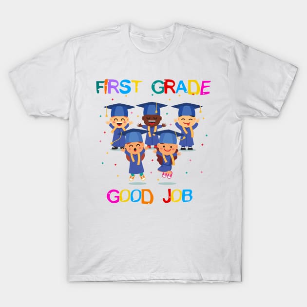 First Grade quarantine graduation shirt | First grade 2020 T-Shirt by FoolDesign